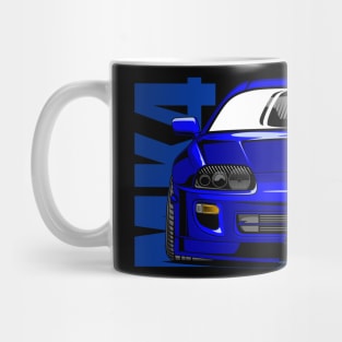 toyota supra front half blue Mug